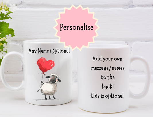 Personalised Sheep Mug