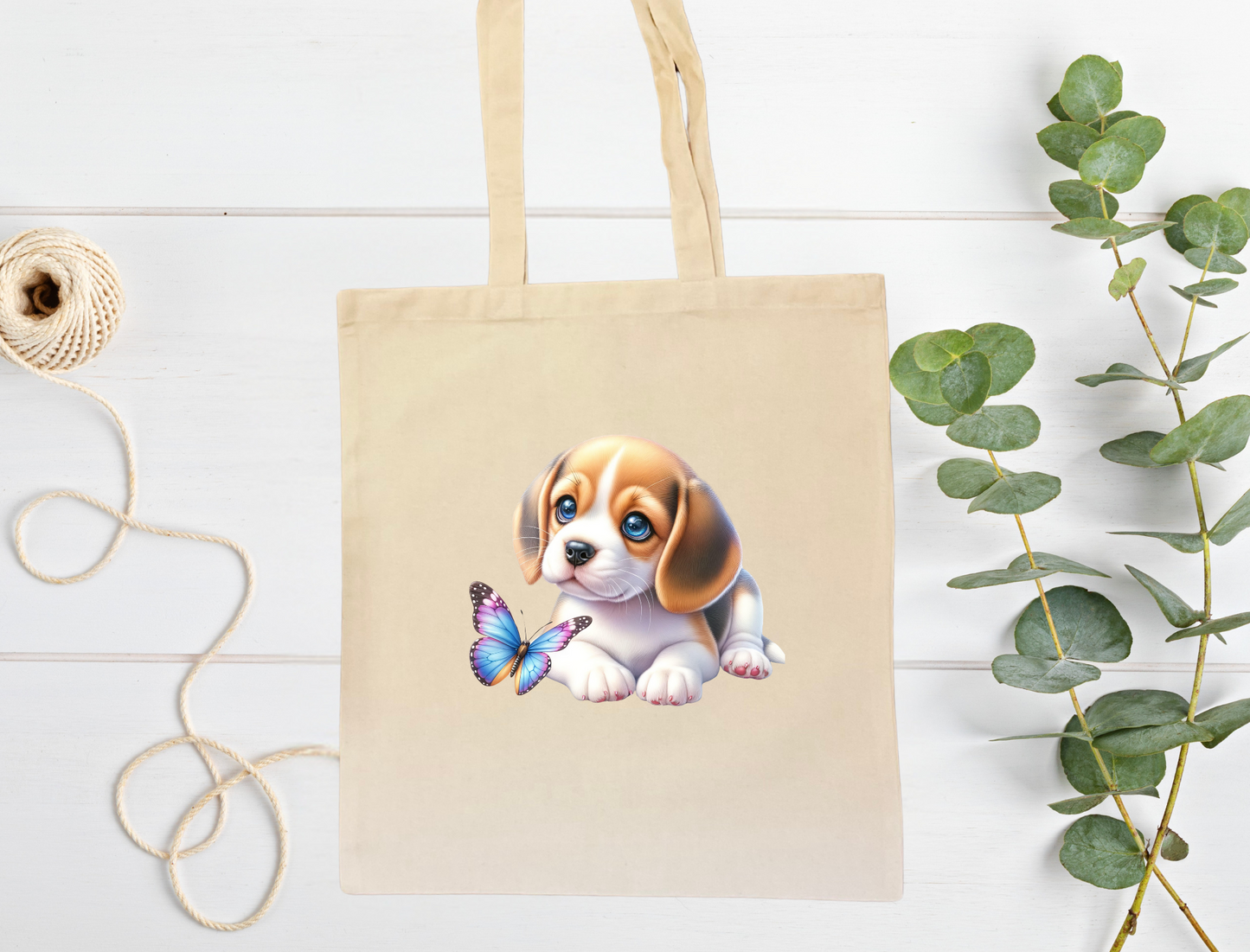 Tote bag for the beagle lover it can also be personalised giving it that special touch.