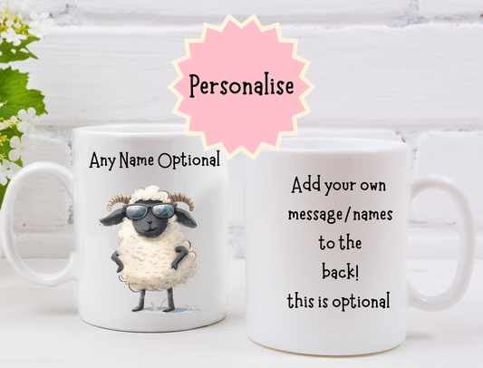 Personalised Sheep Mug