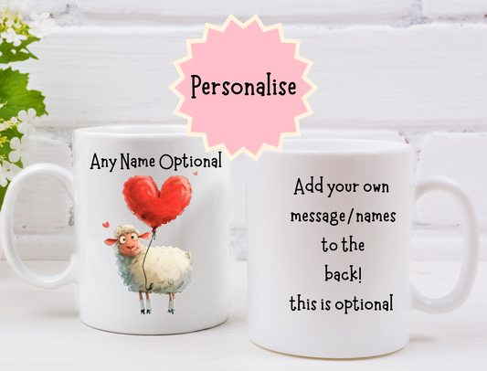 Personalised Sheep Mug