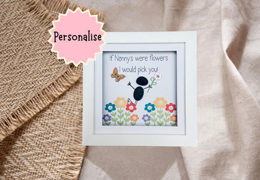 Nanny pebble picture frame.
