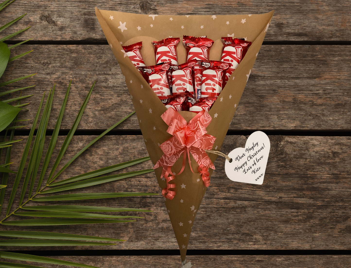 Kit Kat chocolate bouquet send a special someone a special gift.