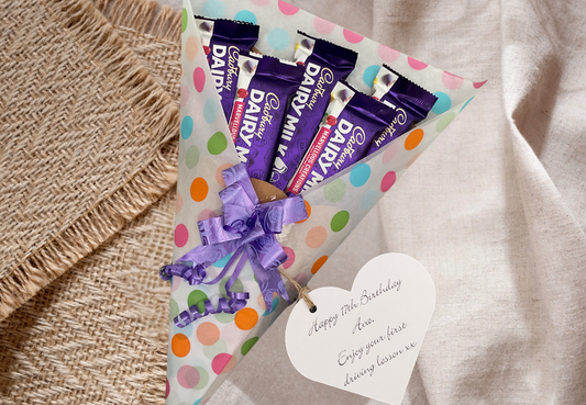 Cadbury marvellous creations chocolate bouquet.