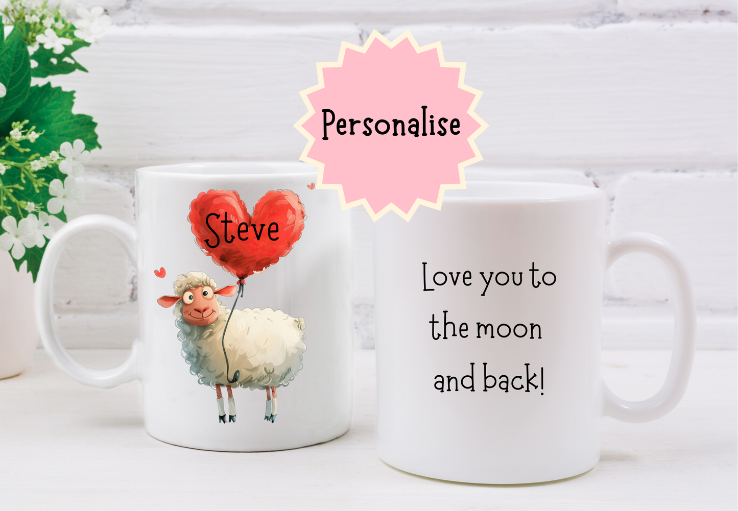 Personalised Sheep Mug