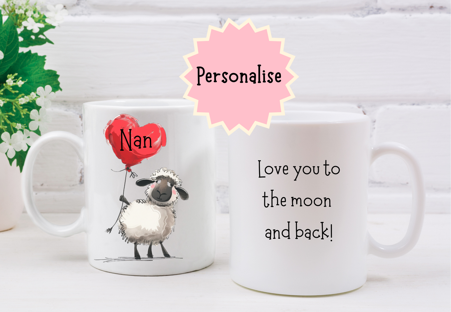 Personalised Sheep Mug